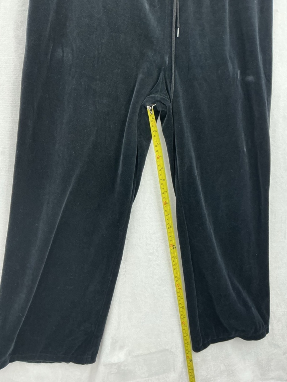 Wide-Leg Black Pull-On Palazzo Pants 830 - Picture 6 of 7